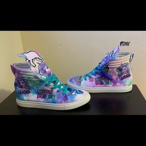 Custom Kids Unicorn high tops sneakers